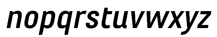 Marianina Semi Bold Italic Font LOWERCASE