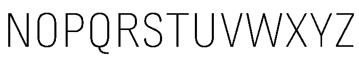 Marianina Semi Extended Extra Light Font UPPERCASE