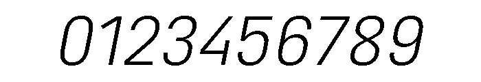 Marianina Semi Extended Light Italic Font OTHER CHARS