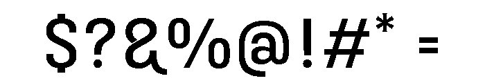 Marianina Semi Extended Regular Font OTHER CHARS