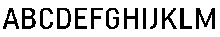 Marianina Semi Extended Regular Font UPPERCASE