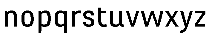 Marianina Semi Extended Regular Font LOWERCASE
