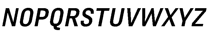Marianina Semi Extended Semi Bold Italic Font UPPERCASE