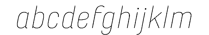 Marianina Thin Italic FONT