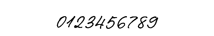 Marigold Script Regular Font OTHER CHARS