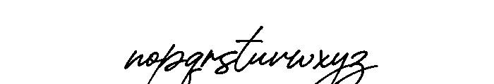 Marigold Script Regular Font LOWERCASE