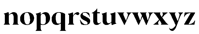 Marigold Serif Bold Font LOWERCASE