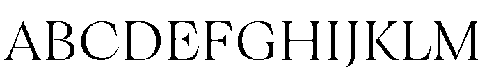 Marigold Serif Light Font UPPERCASE