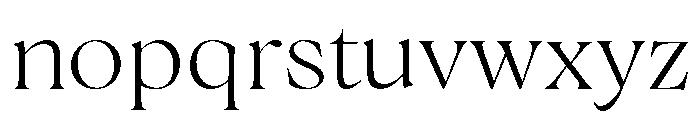 Marigold Serif Light Font LOWERCASE