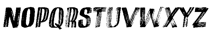 Marker Aid Regular Oblique Font UPPERCASE