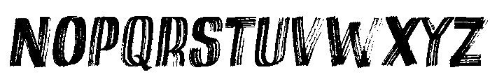 Marker Aid Regular Oblique Font LOWERCASE