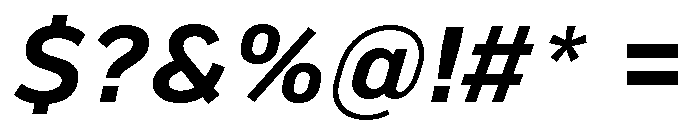 Marsden Bold Italic Font OTHER CHARS