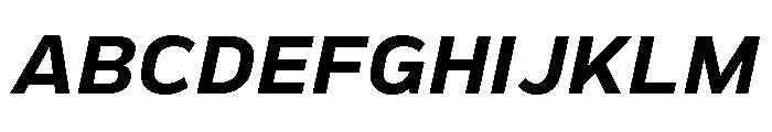 Marsden Bold Italic Font UPPERCASE