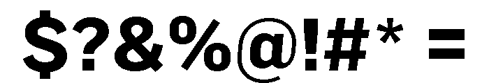 Marsden Bold Font OTHER CHARS