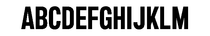 Marsden Compact Bold Font UPPERCASE