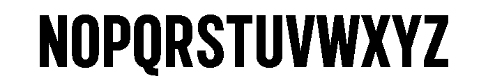 Marsden Compact Bold Font UPPERCASE