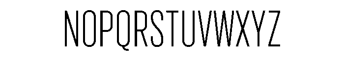 Marsden Compact Extra Light Font UPPERCASE