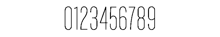 Marsden Compact Hairline Font OTHER CHARS