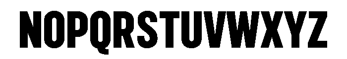 Marsden Compact Heavy Font UPPERCASE