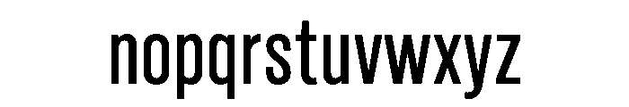 Marsden Compact Medium Font LOWERCASE