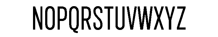 Marsden Compact Regular Font UPPERCASE