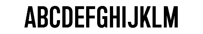 Marsden Compact Semi Bold Font UPPERCASE