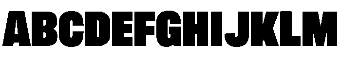 Marsden Compact Super Black Font UPPERCASE