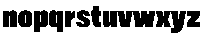 Marsden Compact Super Black Font LOWERCASE