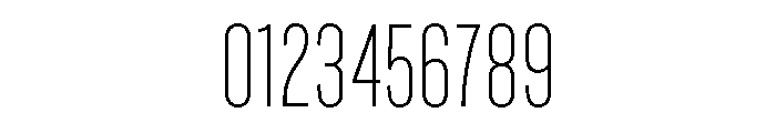 Marsden Compact Thin Font OTHER CHARS