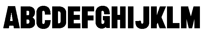 Marsden Compressed Black Font UPPERCASE