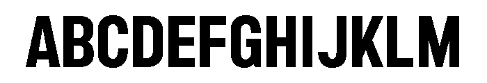 Marsden Compressed Bold Font UPPERCASE
