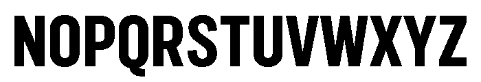 Marsden Compressed Bold Font UPPERCASE