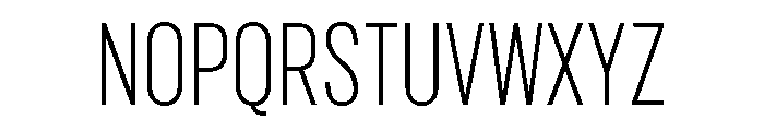 Marsden Compressed Extra Light Font UPPERCASE