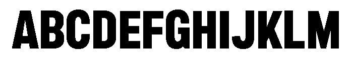 Marsden Compressed Heavy Font UPPERCASE