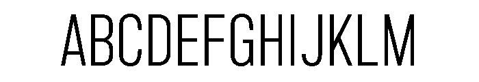 Marsden Compressed Light Font UPPERCASE