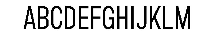 Marsden Compressed Regular Font UPPERCASE