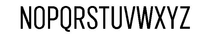 Marsden Compressed Regular Font UPPERCASE