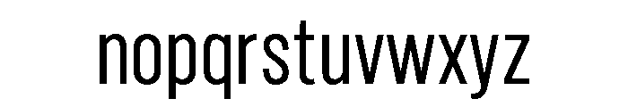 Marsden Compressed Regular Font LOWERCASE