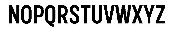 Marsden Compressed Semi Bold Font UPPERCASE
