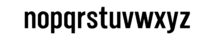 Marsden Compressed Semi Bold Font LOWERCASE
