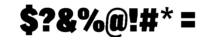 Marsden Compressed Super Black Font OTHER CHARS