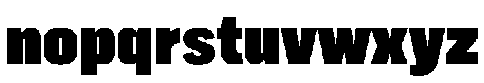 Marsden Compressed Super Black Font LOWERCASE