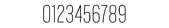 Marsden Compressed Thin Font OTHER CHARS