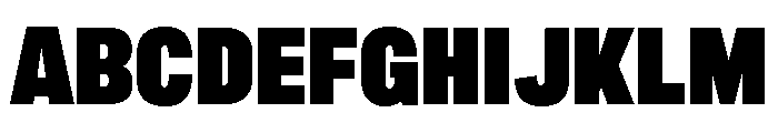 Marsden Compressed Ultra Black Font UPPERCASE