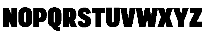 Marsden Compressed Ultra Black Font UPPERCASE