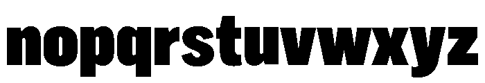 Marsden Compressed Ultra Black Font LOWERCASE
