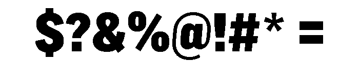 Marsden Condensed Black Font OTHER CHARS