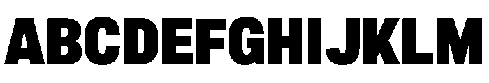 Marsden Condensed Black Font UPPERCASE