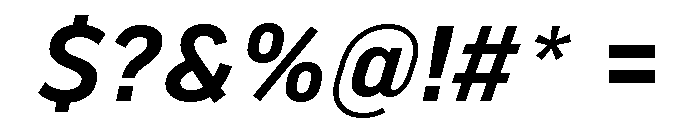 Marsden Condensed Bold Italic Font OTHER CHARS