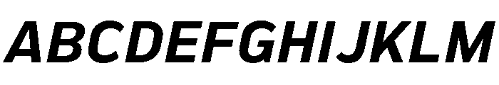 Marsden Condensed Bold Italic Font UPPERCASE